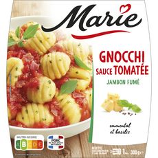 MARIE Gnocchi à la sauce tomate et jambon fumé 300g