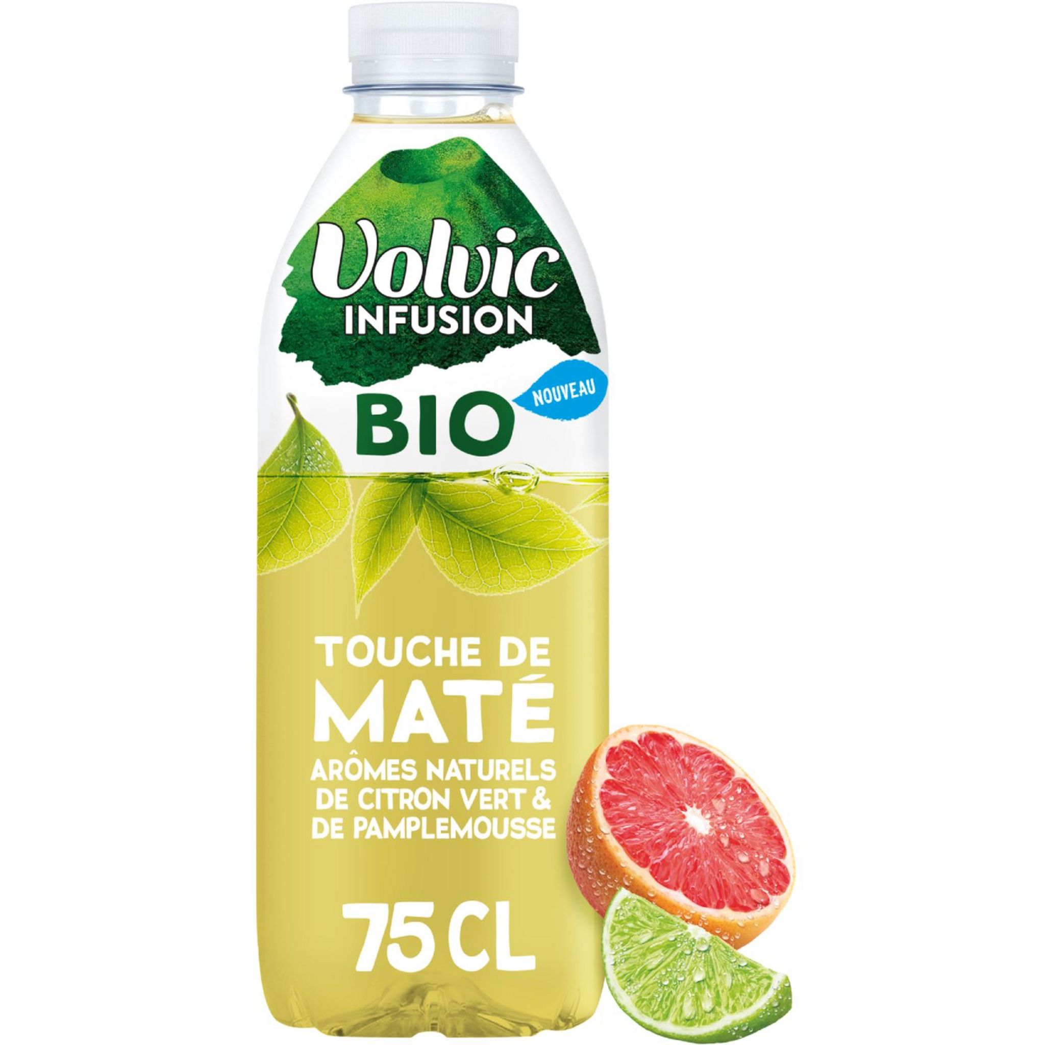 Nutrisanté thé vert maté tonifiant bio - Saveur pamplemousse