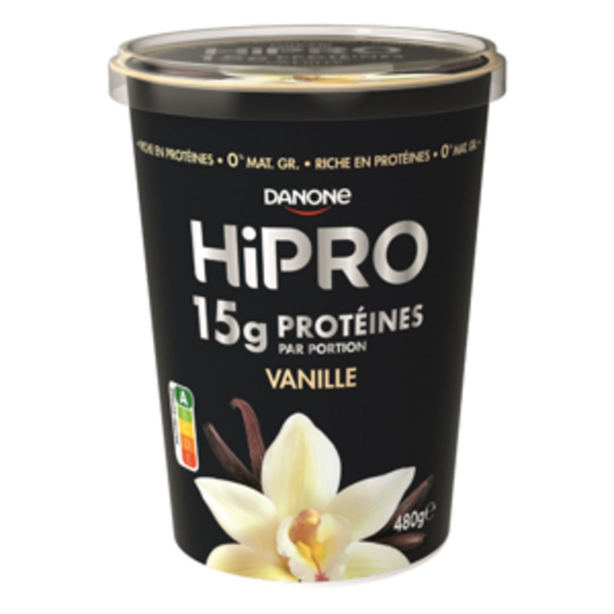 Hipro, Spoonable, En Pot, Vanille, Protéine, 0%, 2 x 160 gr