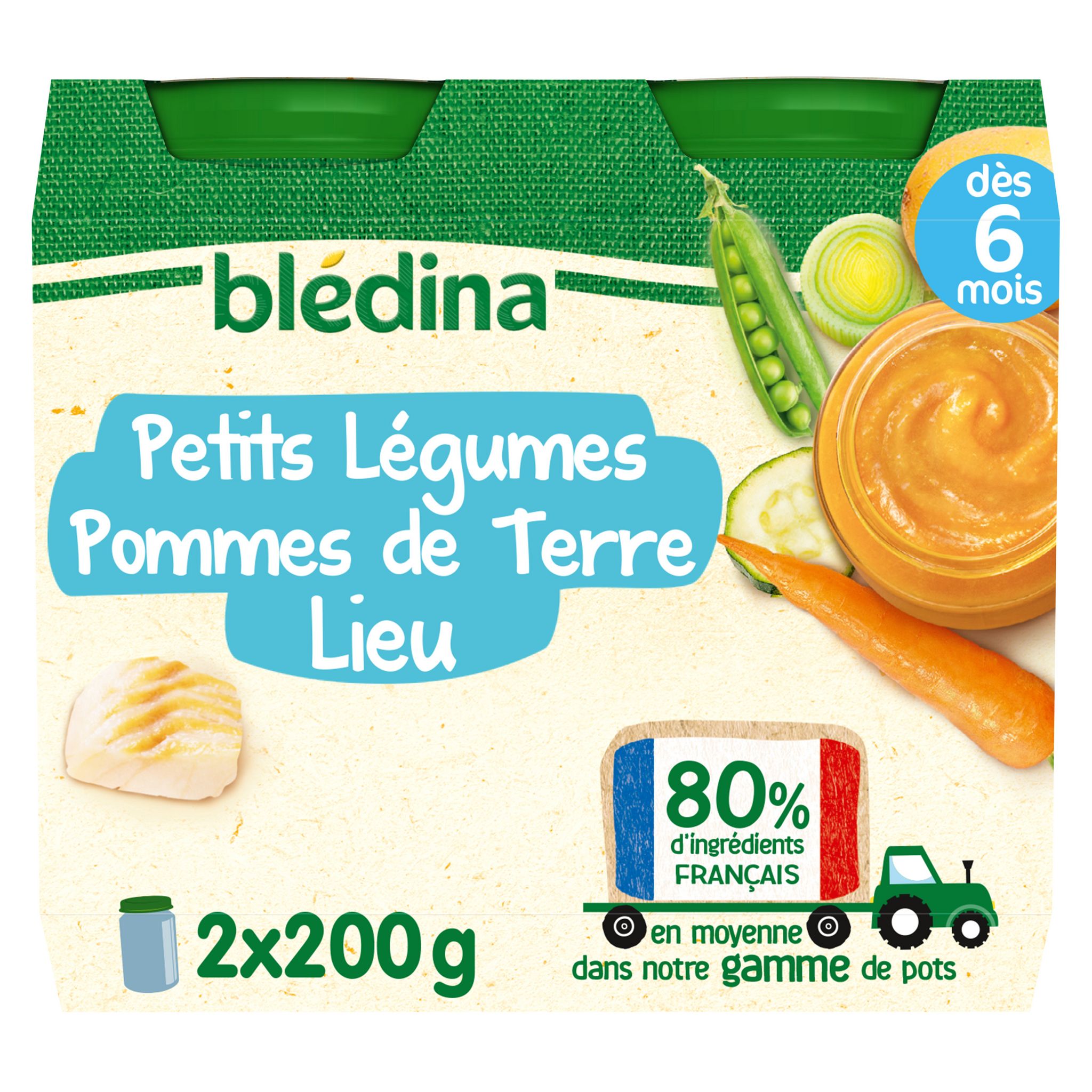 Livraison à domicile Blédina Petit Pot Pomme Pêche 4/6 Mois 4x130g