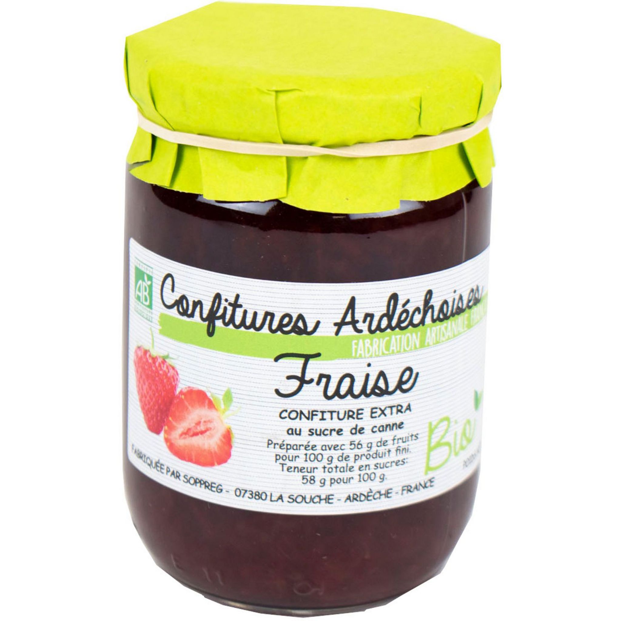 Confiture de Fraise d'Ardèche