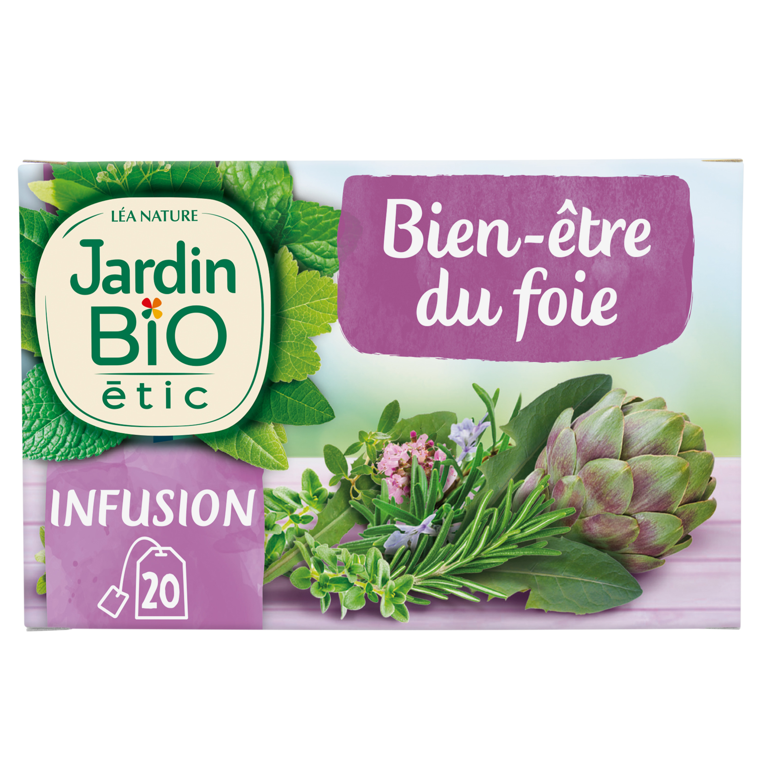 Jardin Bio Infusion thym doux et fleuri - Les 20 sachets, 28g