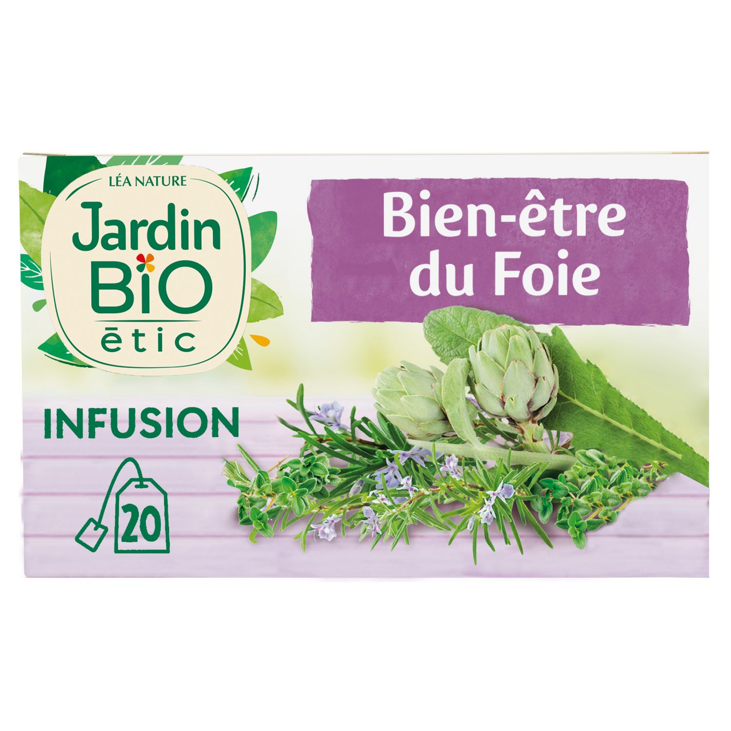 Jardin Bio Infusion thym doux et fleuri - Les 20 sachets, 28g : :  Epicerie