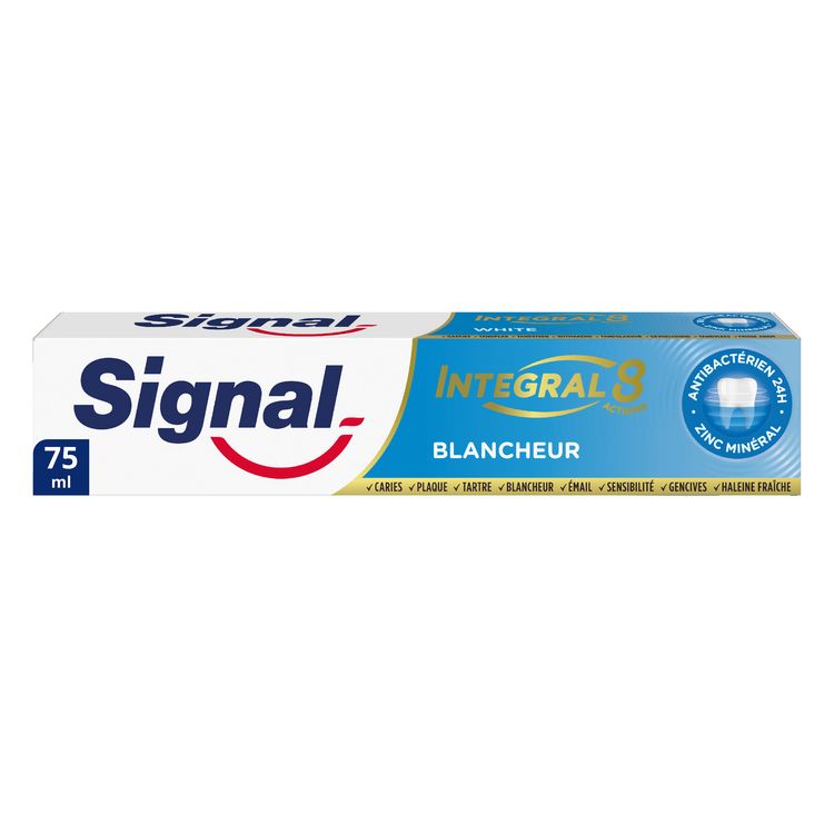 Signal Bain de Bouche Antibactérien Integral 8 Protection Complète, 500ml,  menthe : : Hygiène et Santé