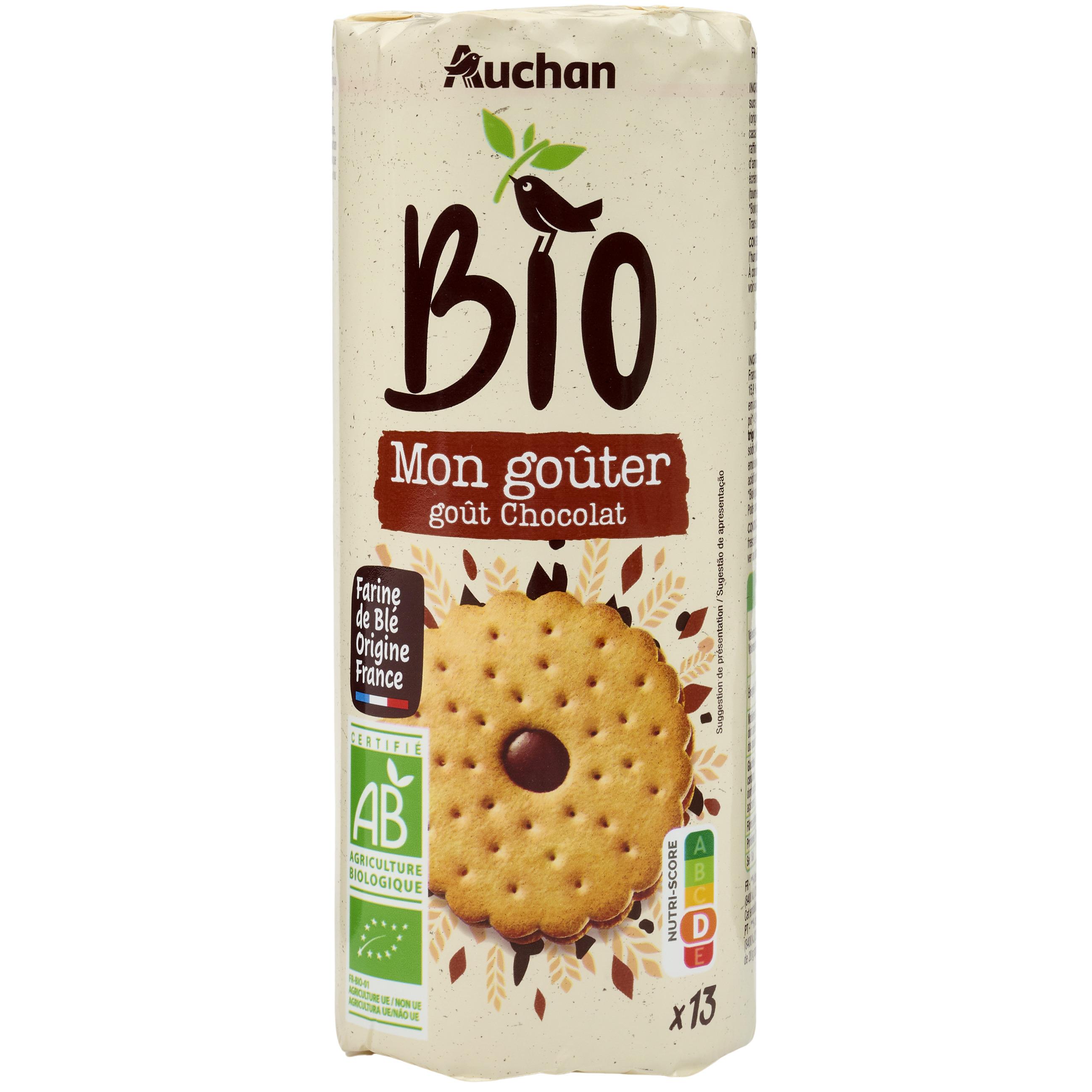 AUCHAN BABY BIO Mon petit goûter biscuits bio dès 12 mois 150g pas