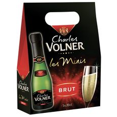CHARLES VOLNER Vin effervescent "les minis" brut 3x20cl 60cl