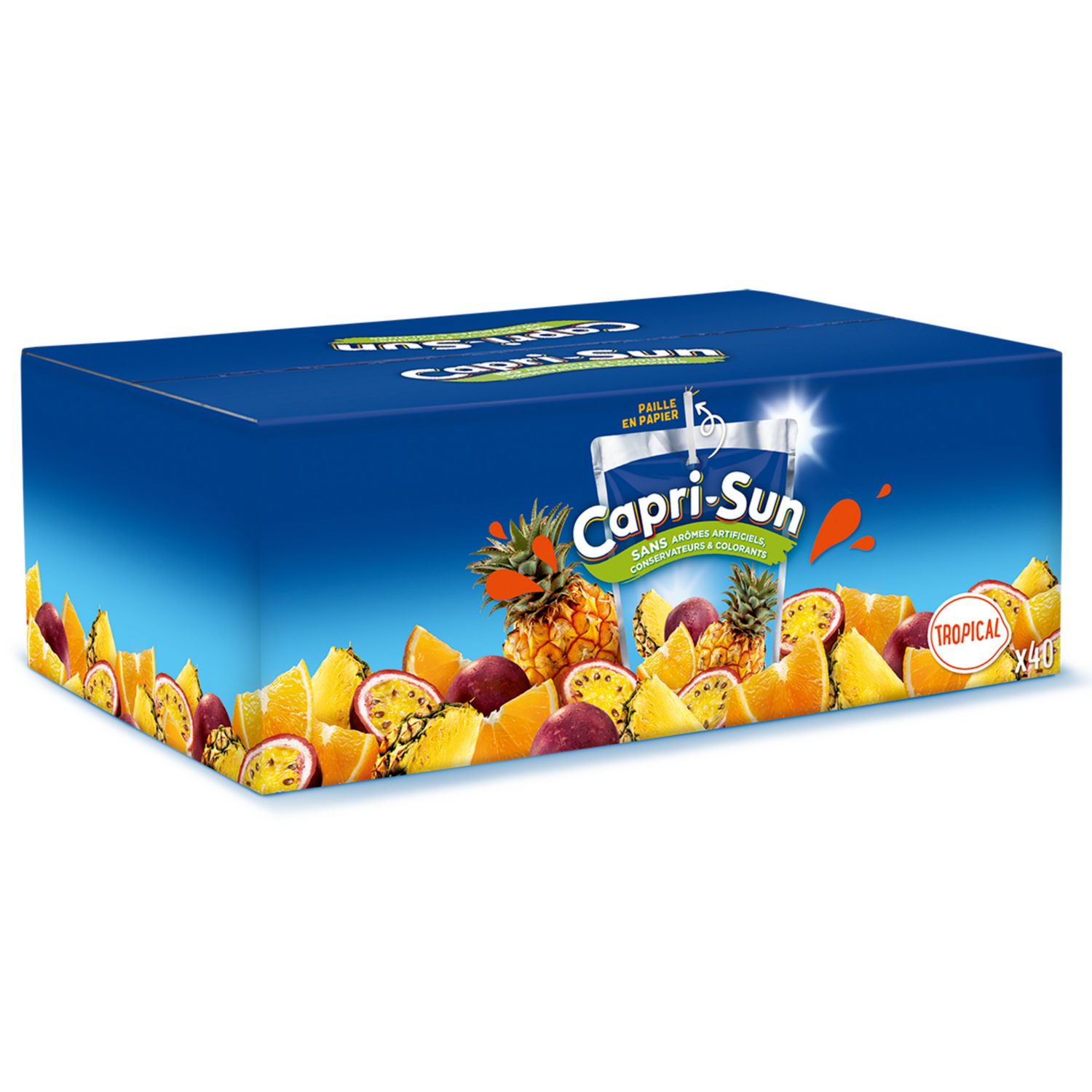 Capri-Sun Tropical 20cl - Lot de 10 poches de 20cl de Capri-Sun TROPICAL