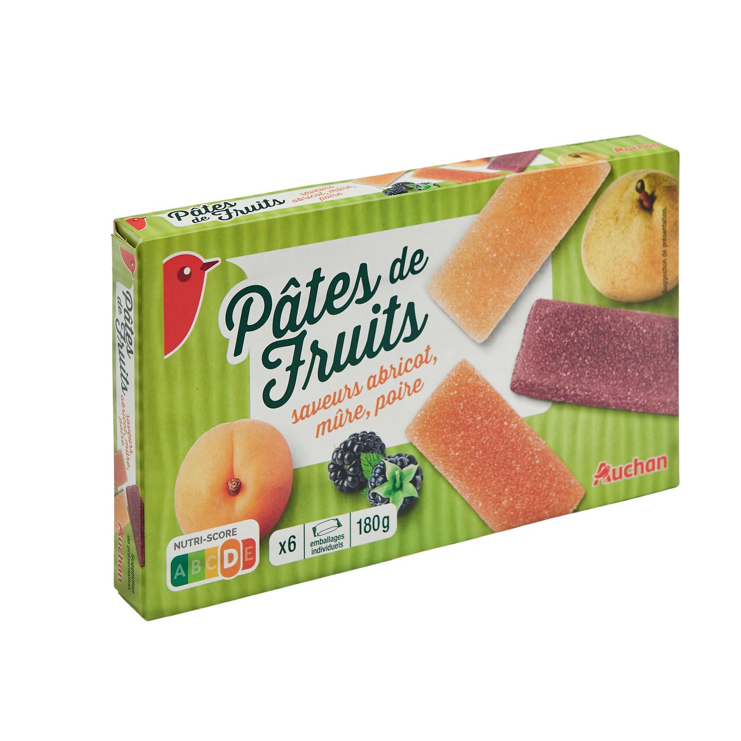 Pâtes de fruits - Auchan - 180 g