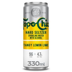 TOPO-CHICO Boisson pétillante tangy lemon lime 4.7% boîte 33cl