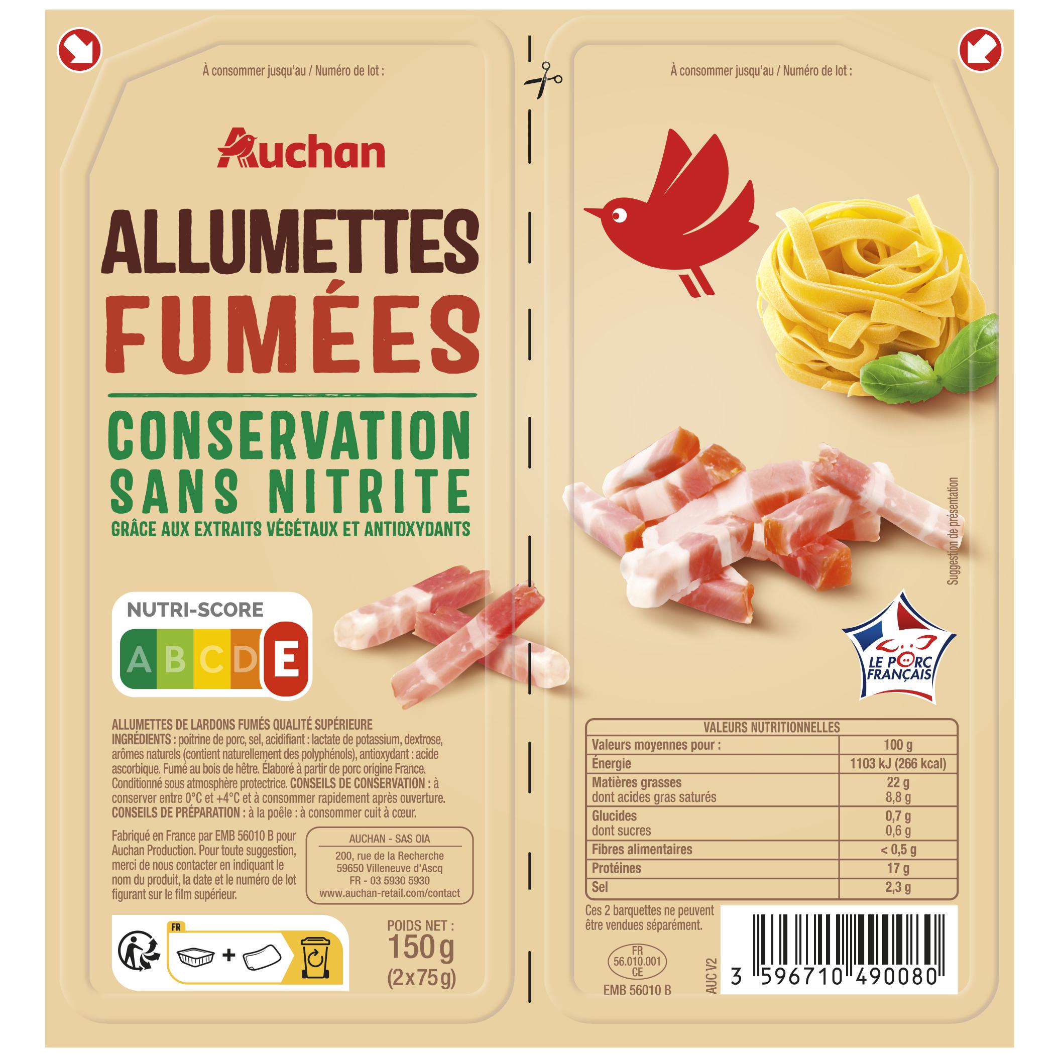 Allumettes cuisine standard : les 4 boites de 100 allumettes à Prix  Carrefour