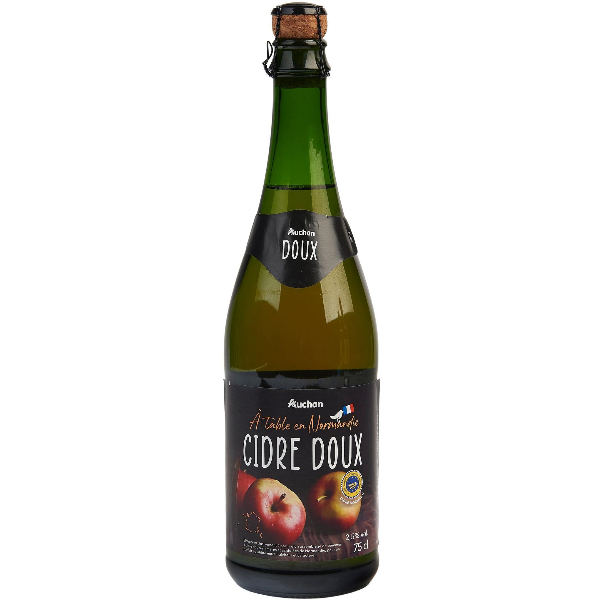 Cidre doux igp cidre normand - Auchan - 0.75 l