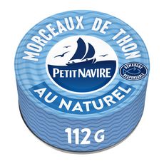 PETIT NAVIRE Morceaux de thon au naturel 112g