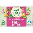 JARDIN BIO ETIC thé vert équitable détox à l'extrait d'orange sanguine bio 20 sachets 30g