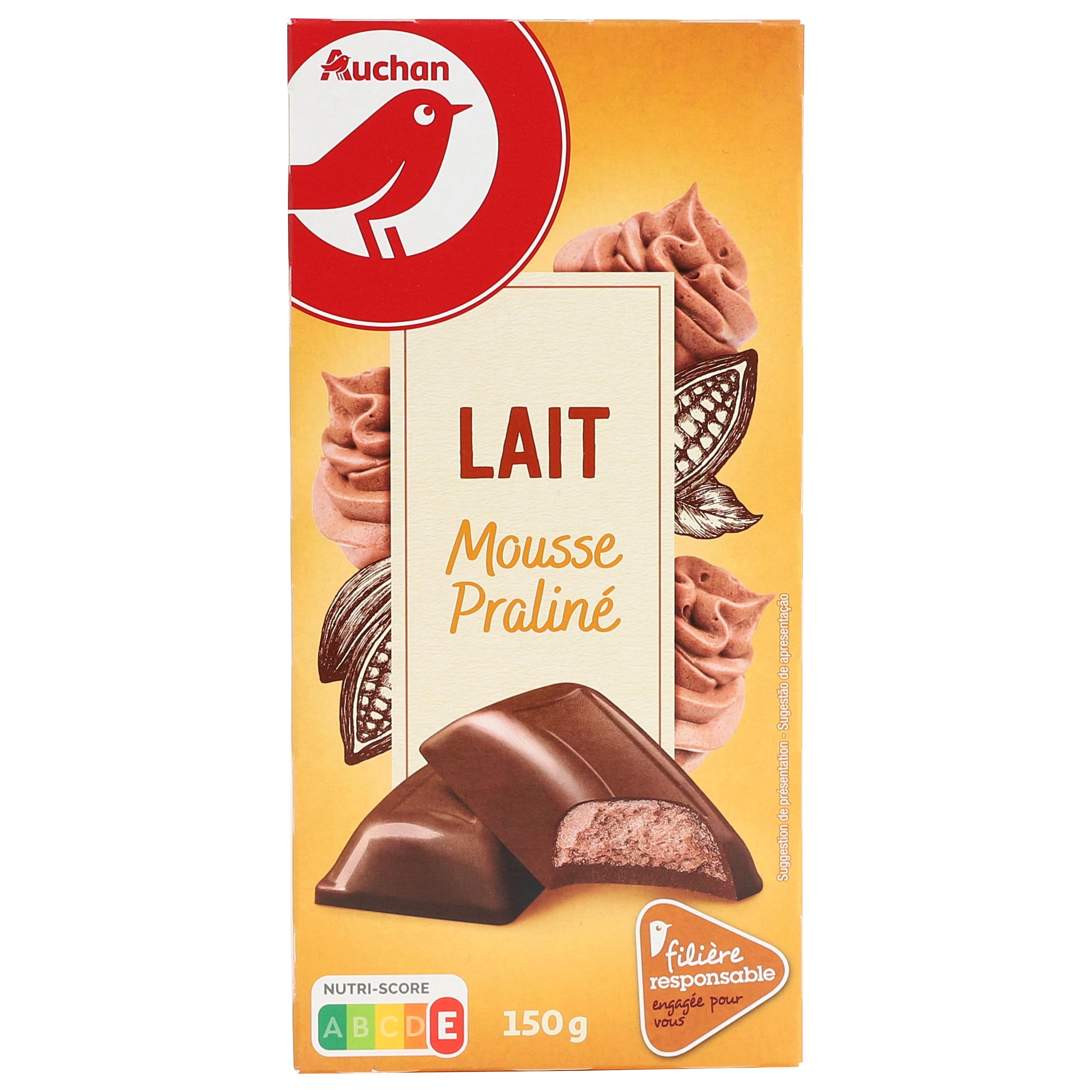 AUCHAN Tablette de chocolat au lait Alpin 3 pièces 3x100g pas cher 