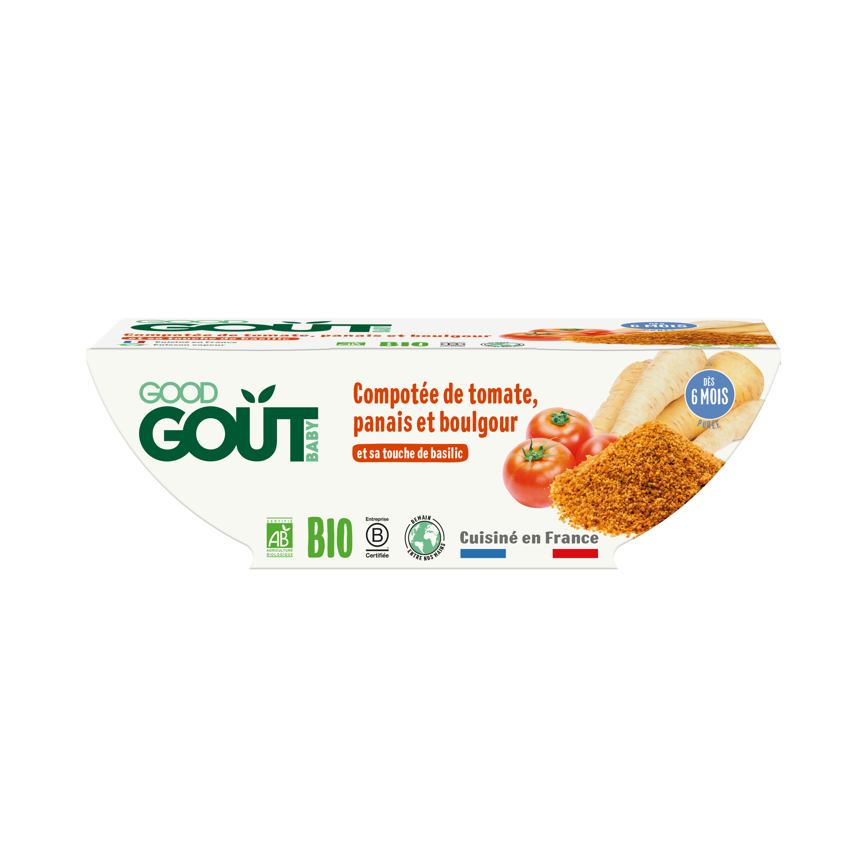 GOOD GOUT PETITS PLATS BEBE BIO 2x190G CAROTTE PATATE DOUCE