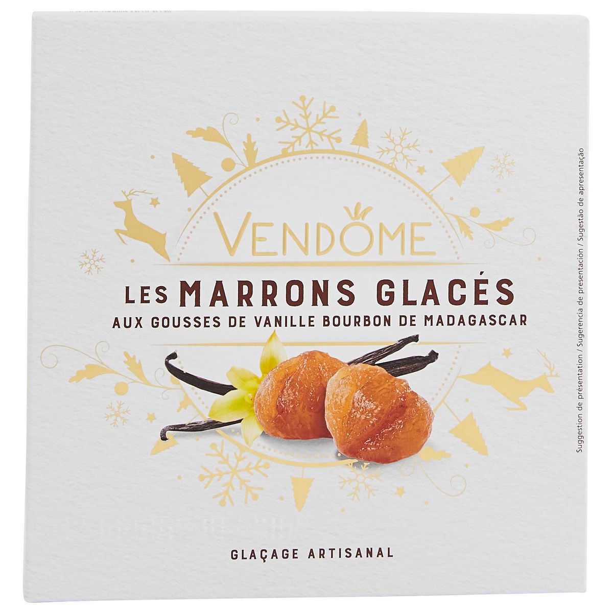 VENDOME Marrons entiers glacés à la vanille de Madagascar 9 pièces