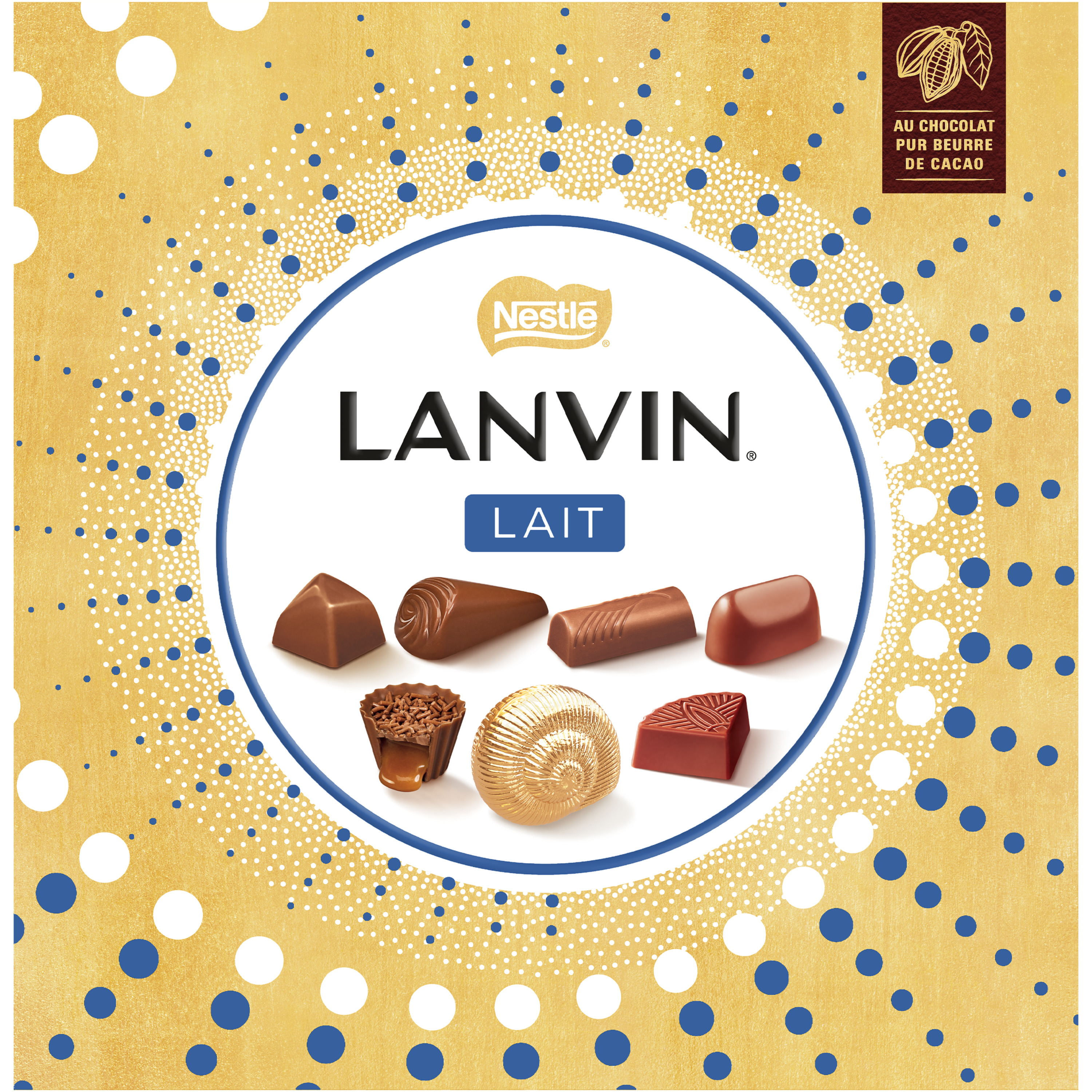 Assortiment de 48 barres chocolatées de la marque Nestlé