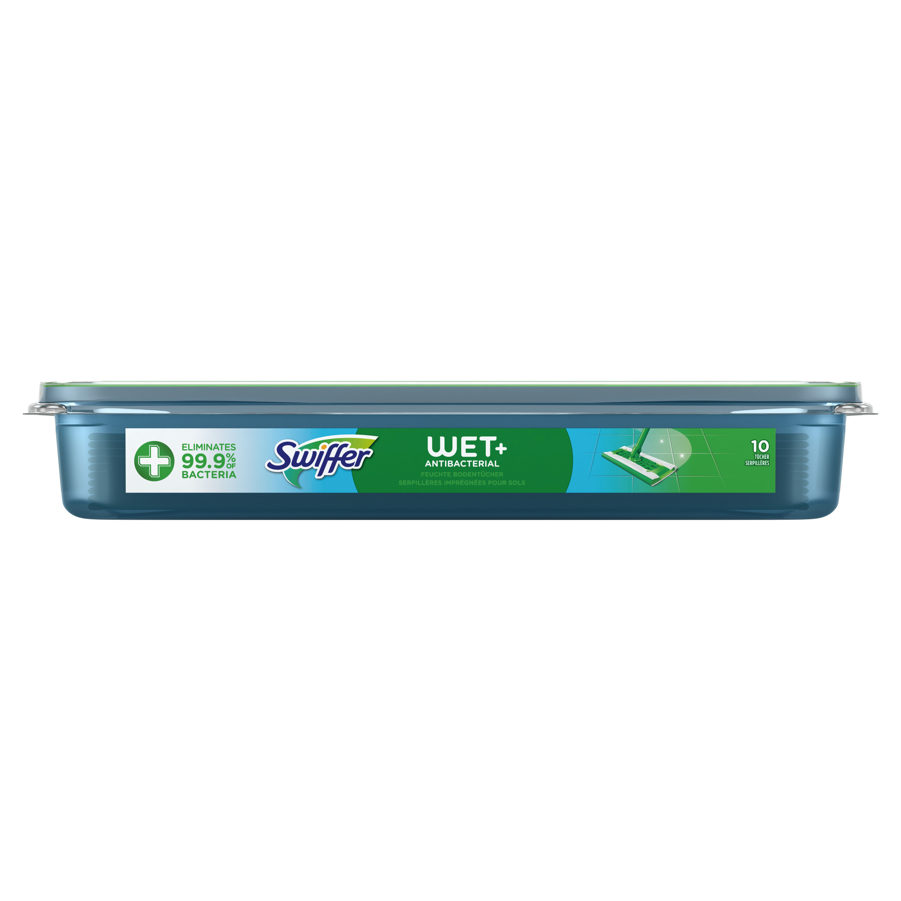 SWIFFER Wet Jet recharges lingettes 10 lingettes pas cher 