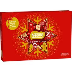 NESTLE La boîte rouge assortiment de chocolats au lait 388g