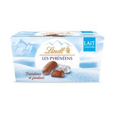 LINDT Les Pyrénéens chocolats au lait 24 pièces 219g
