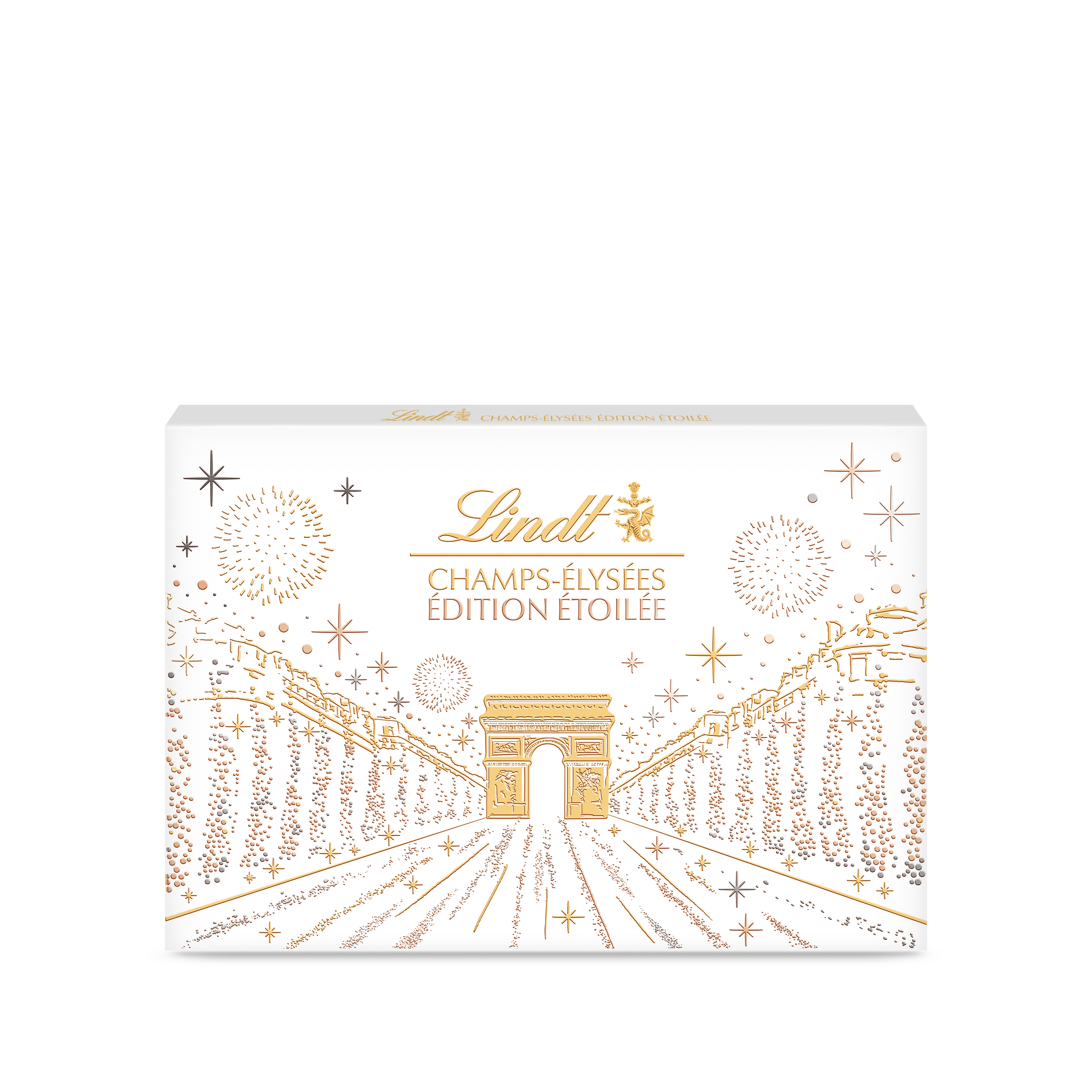 Boite de Chocolat assortiment Champs Elysées Lindt - Edition or ou