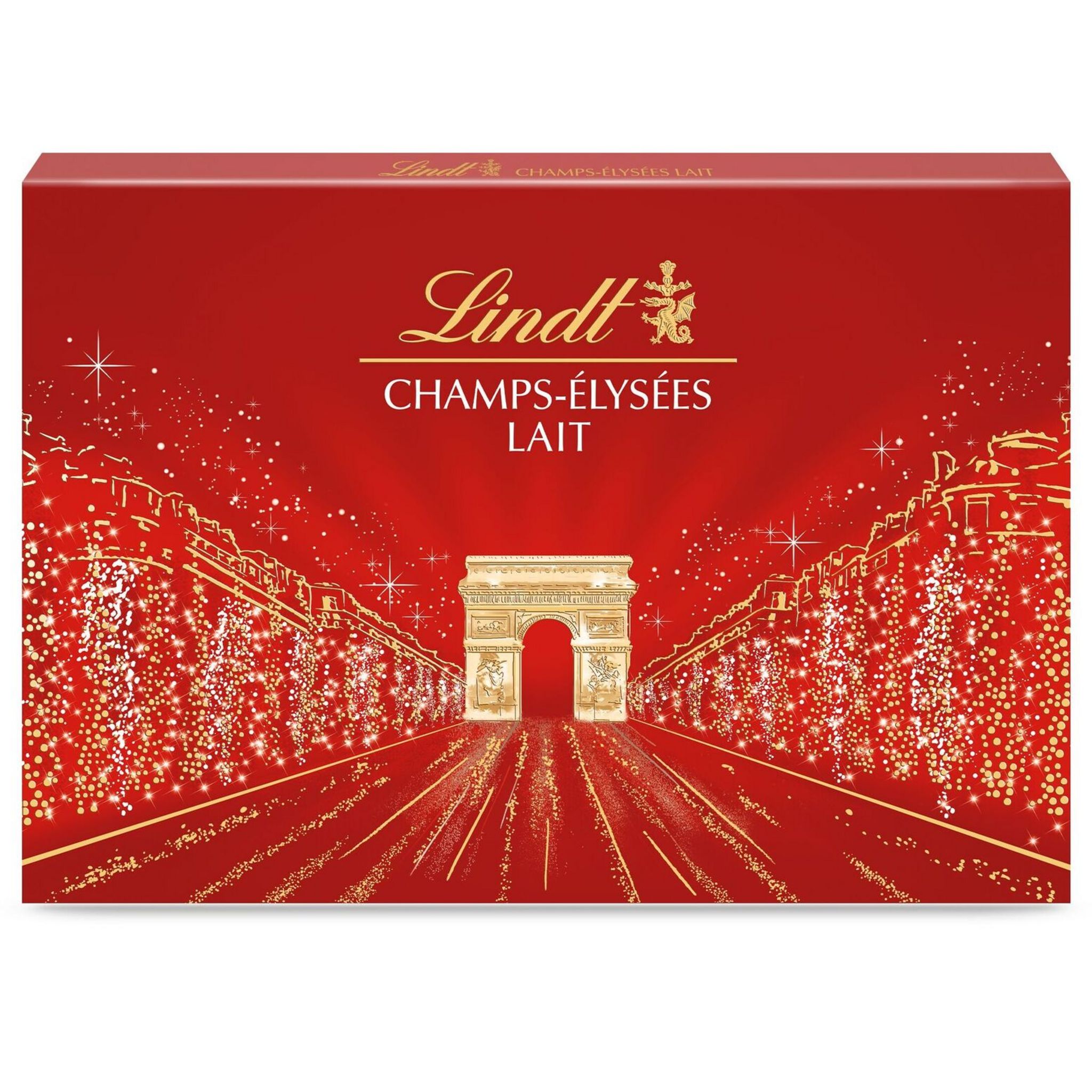 LINDT Champs-Elysées assortiment de chocolats au lait fourrés 44