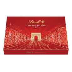 LINDT Champs-Elysées Assortiment de chocolats au lait fourrés 44 pièces 482g