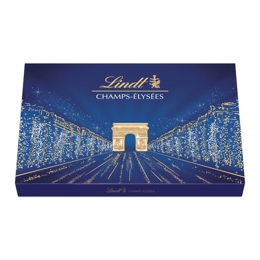 Chocolat champs Elysée édition triomphe LINDT : la boite de 460g à