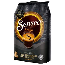 SENSEO Dosettes de café Kenya intensité 6 36 dosettes 250g