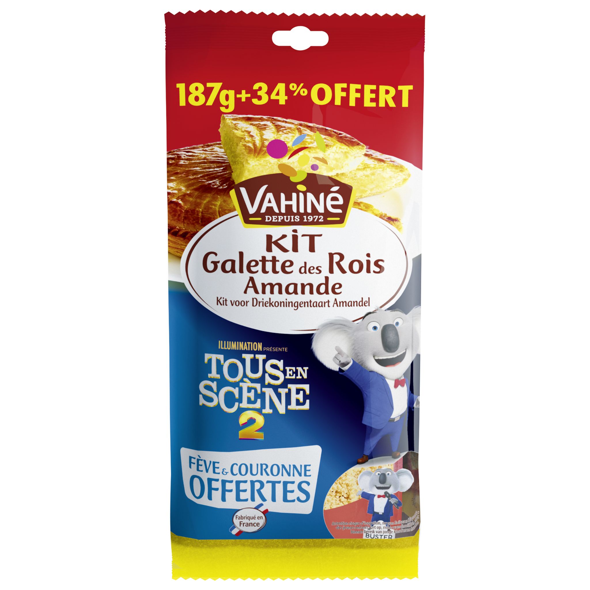 Promo Kit galette des rois amande VAHINE chez E.Leclerc