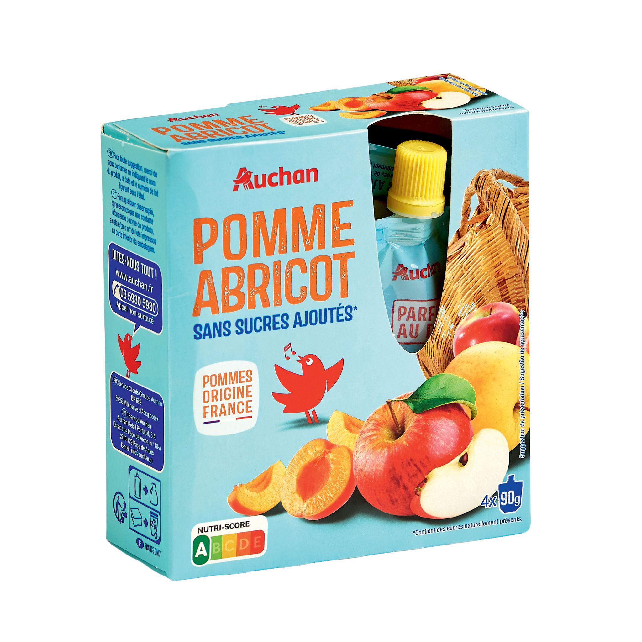 Compote Gourde Abricot BIO Sans Sucres Ajoutés - Dès 4 mois – L