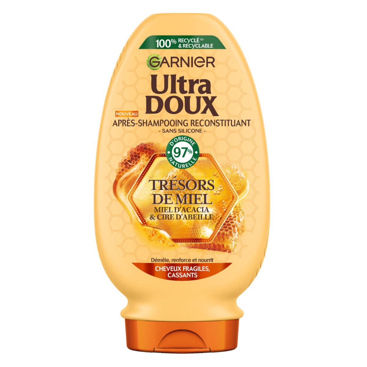 ULTRA DOUX APRES-SHAMPOING TRESOR DE MIEL CHEVEUX CASSANTS