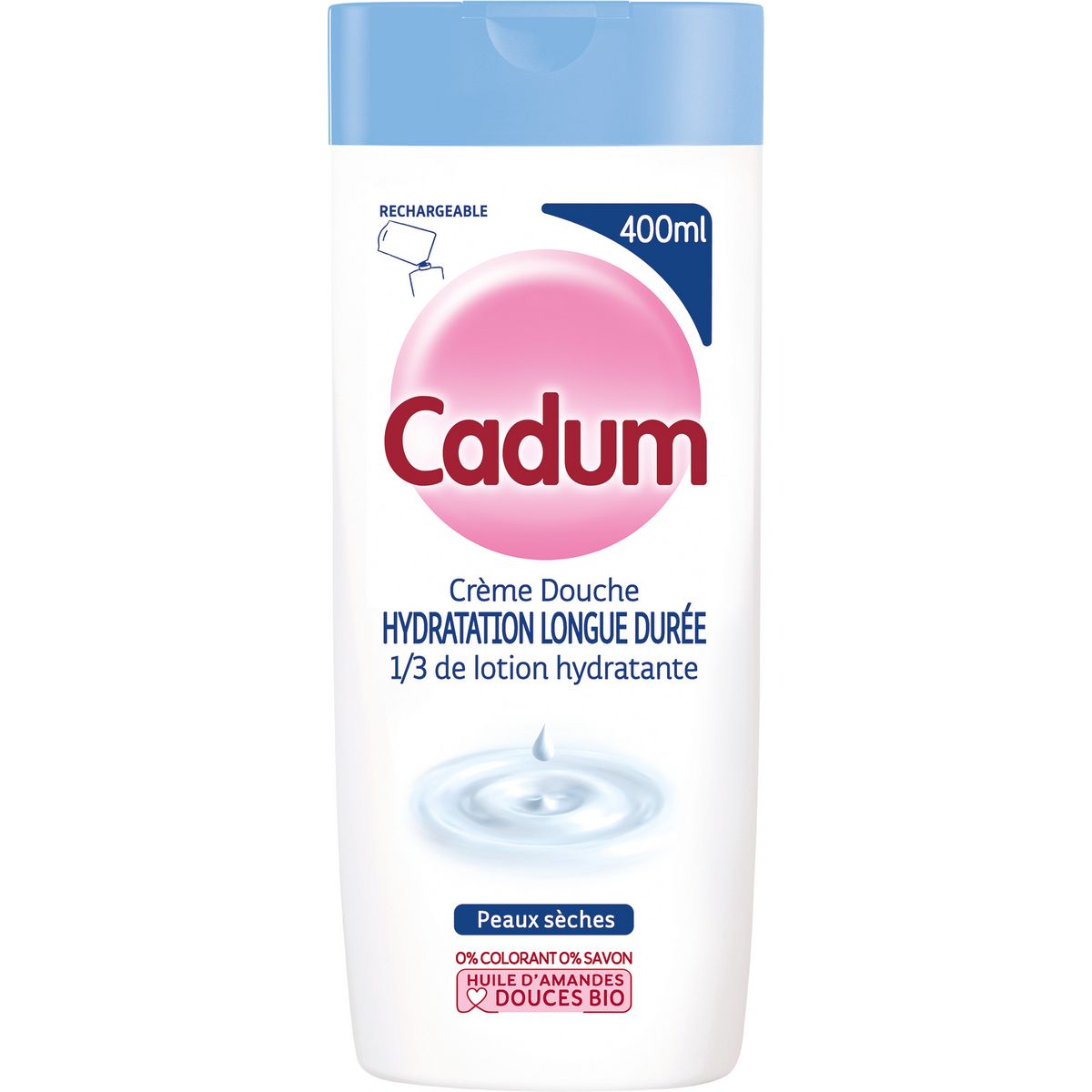 CADUM Crème douche amandes douce bio hydratation longue durée 400ml pas  cher 