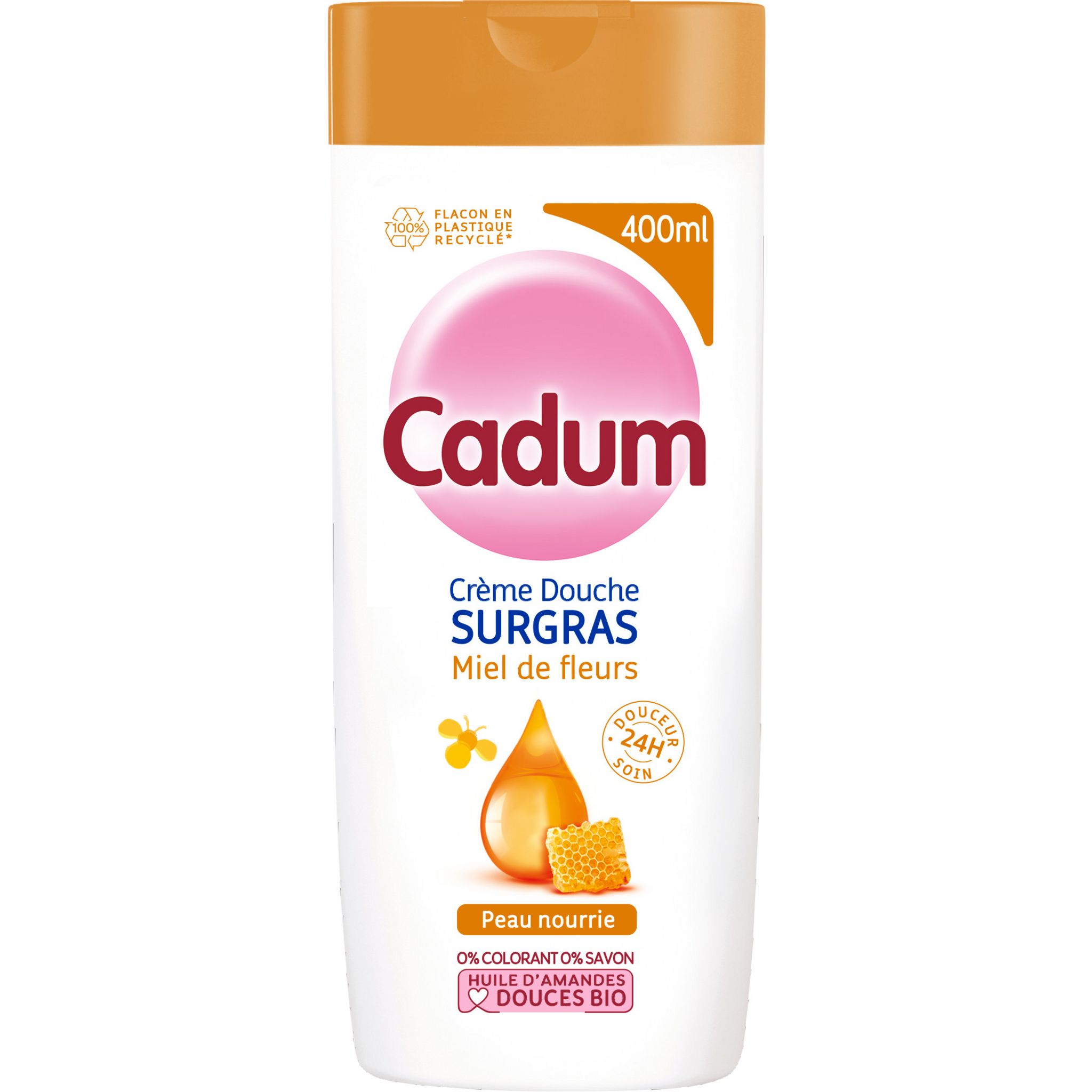 CADUM Crème douche amandes douce bio hydratation longue durée 400ml pas  cher 