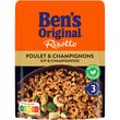 BEN'S ORIGINAL Risotto poulet champignons sachet express 1 personne 250g