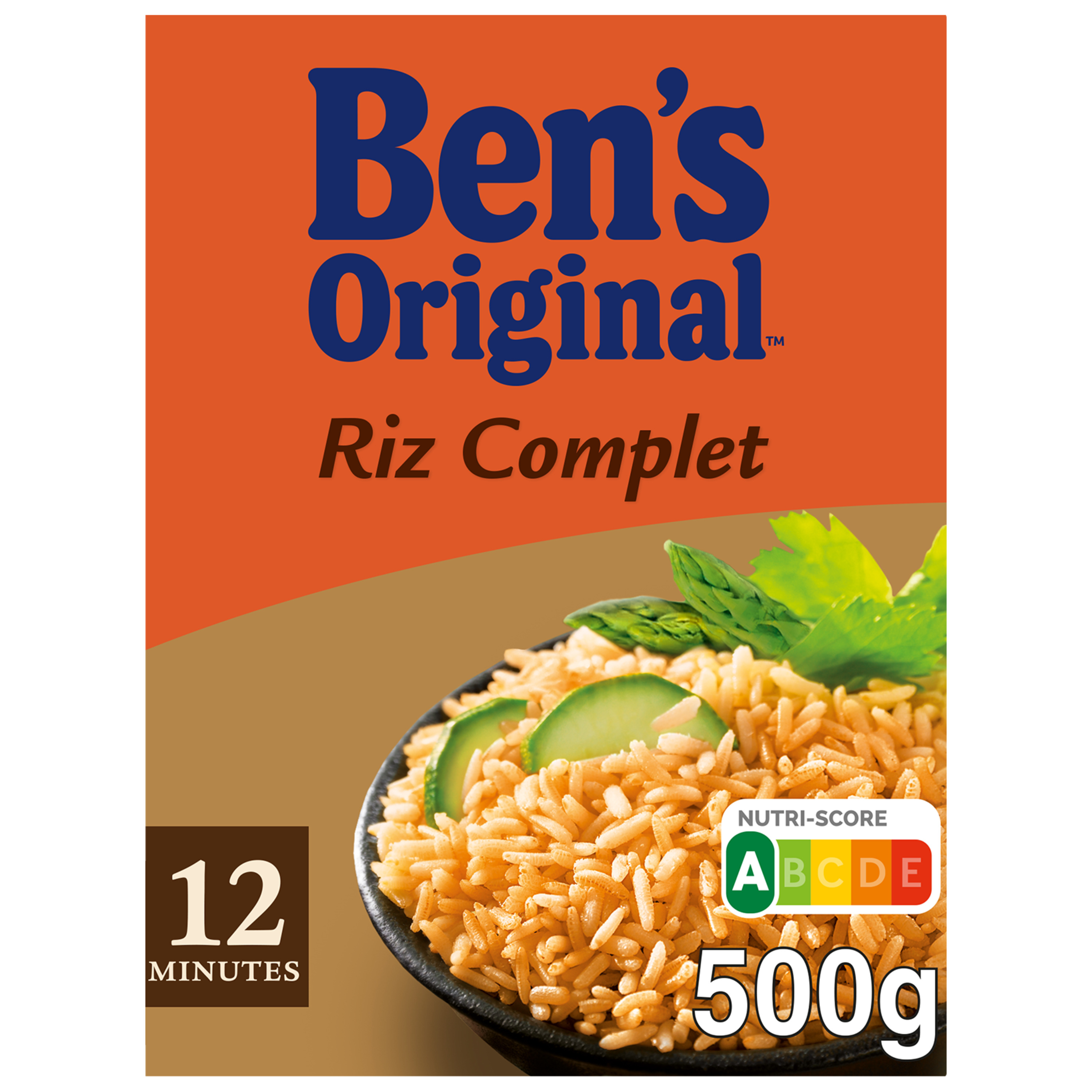 AUCHAN BIO Riz complet 8 portions 500g pas cher 