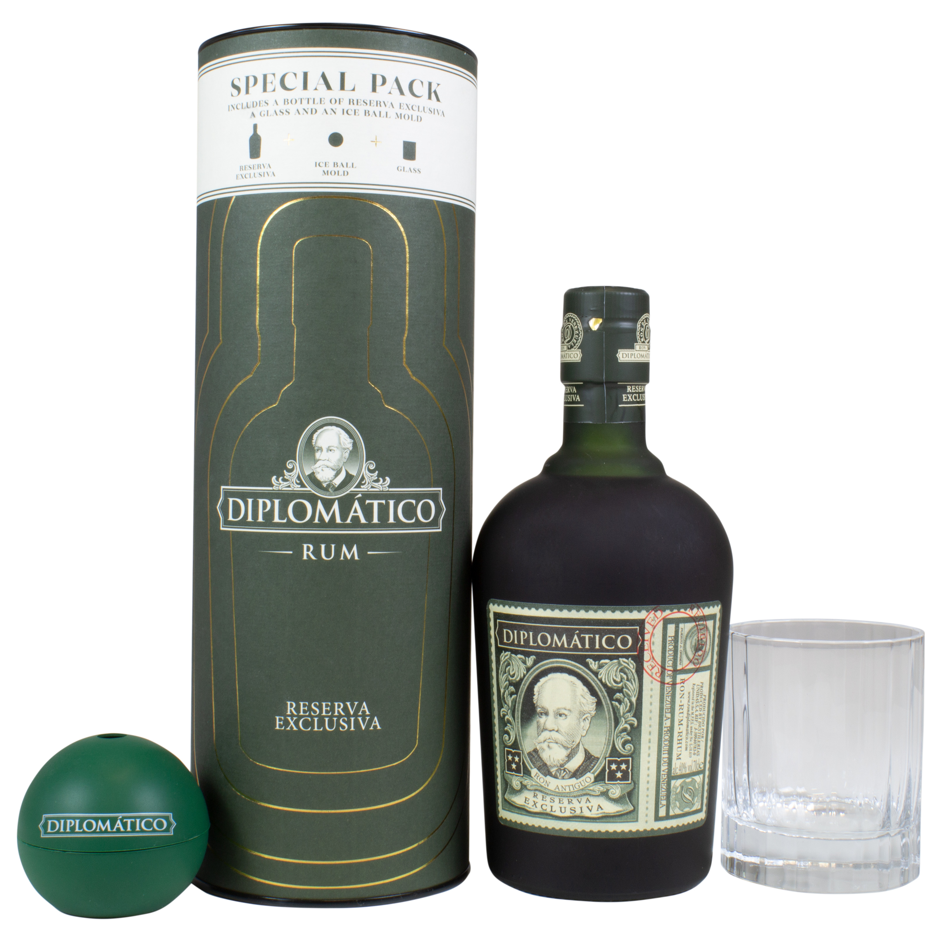 Rhum Diplomatico - Coffret Ice Ball + 1 verre - Diplomatico - Vinalia