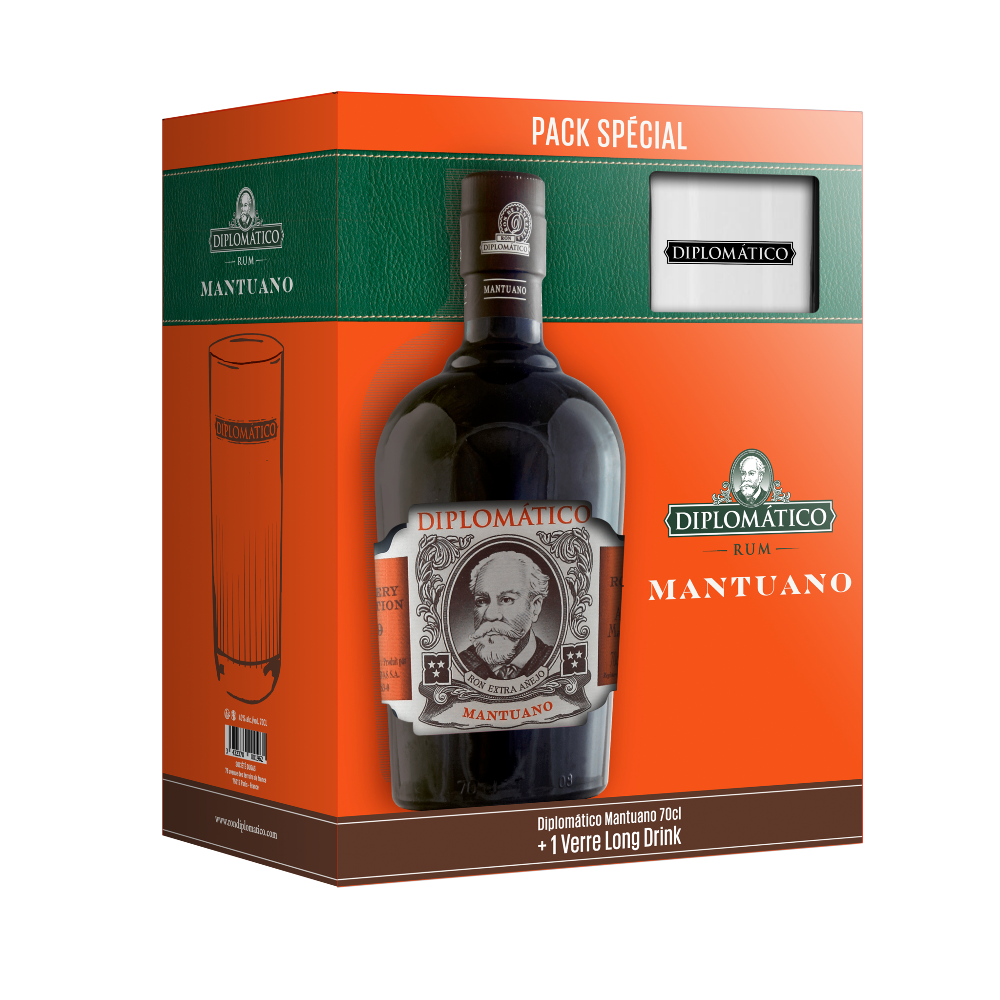 Rhum Diplomatico Mantuano 40% 70cl