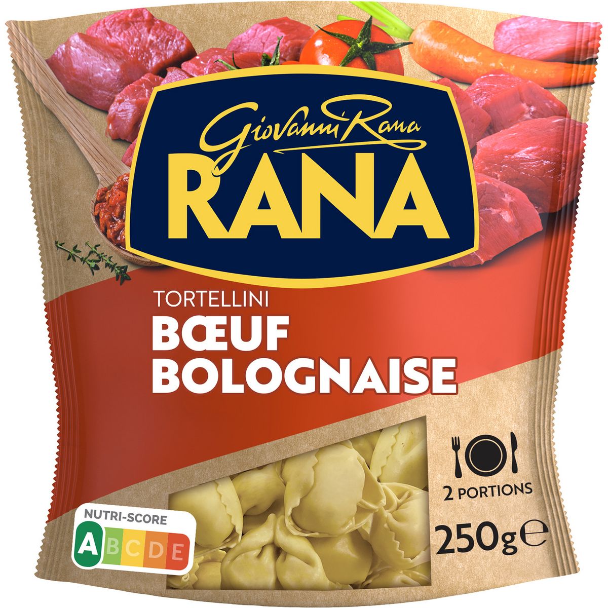 RANA Tortellini bœuf bolognaise 2 portions 250g