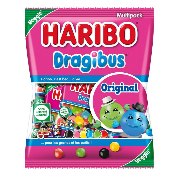 Bonbons Haribo Pêches sachet 250g sur