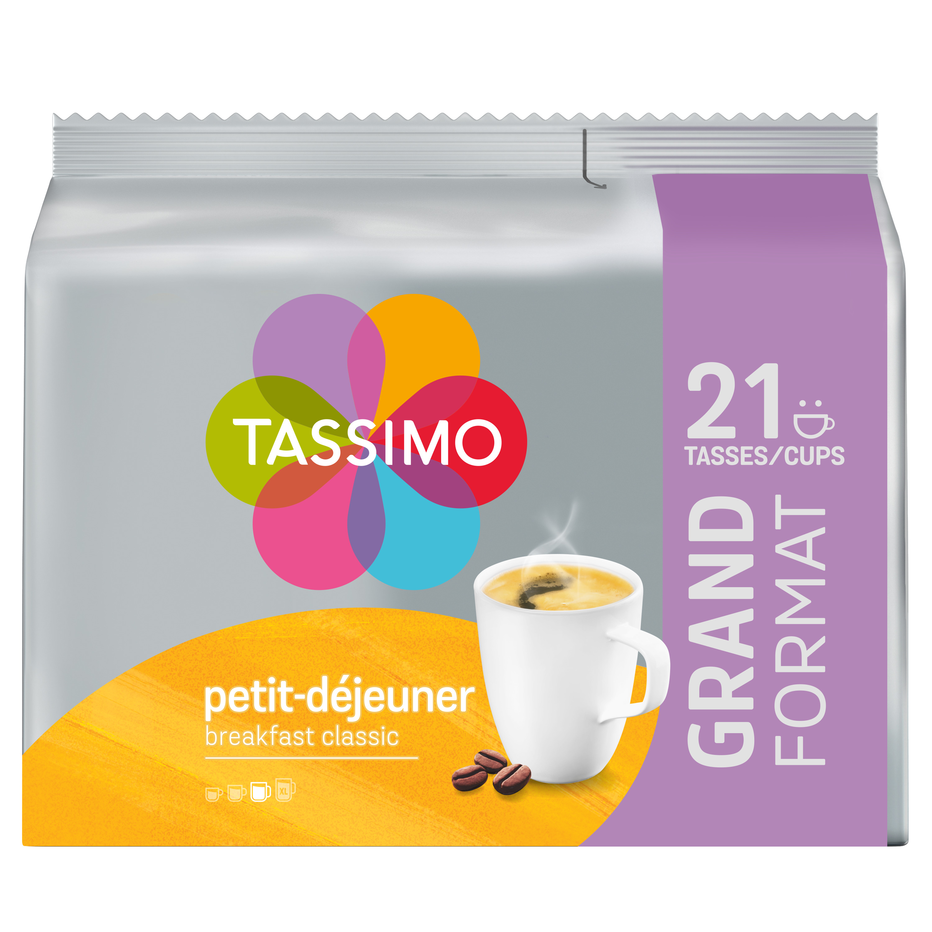 TASSIMO Café dosettes L'Or Espresso Classique - Lot de 5 x 16 boissons