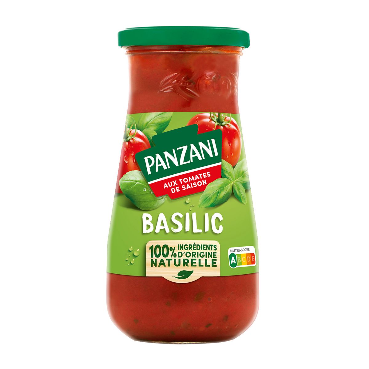 PANZANI Sauce aux tomates fraîches et basilic en bocal 400g