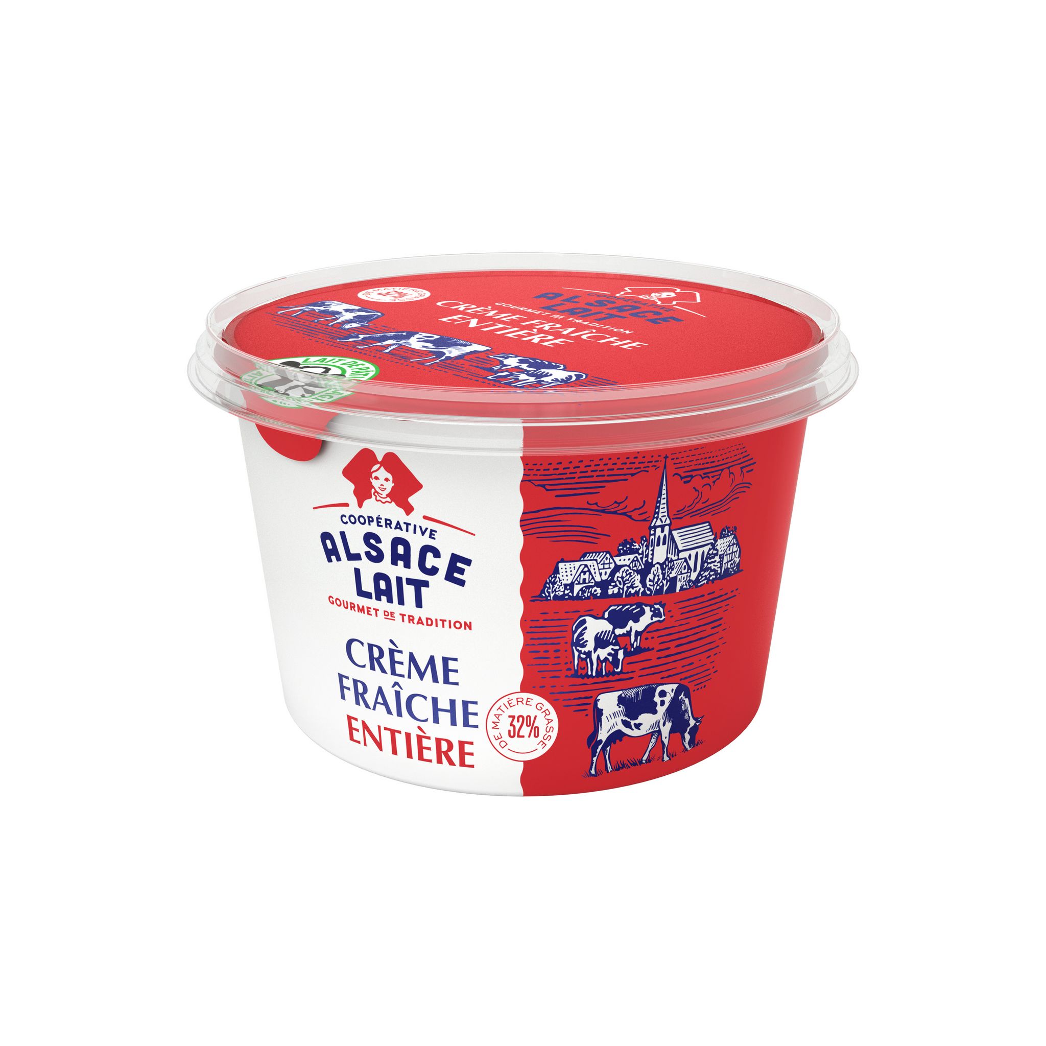 YOPLAIT Crème fraîche entière 30% MG 450g pas cher 