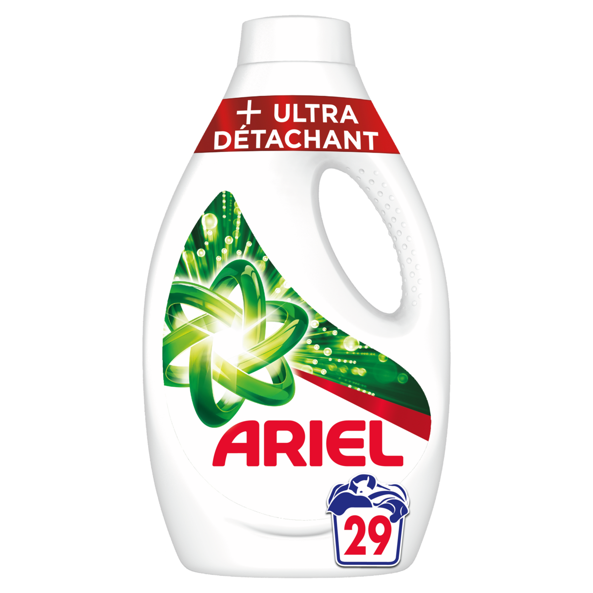 Lessive Liquide Ultra Détachant ARIEL : le bidon de 1,15L à Prix