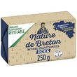 NATURE DE BRETON Beurre doux traditionnel emballage recyclable 250g