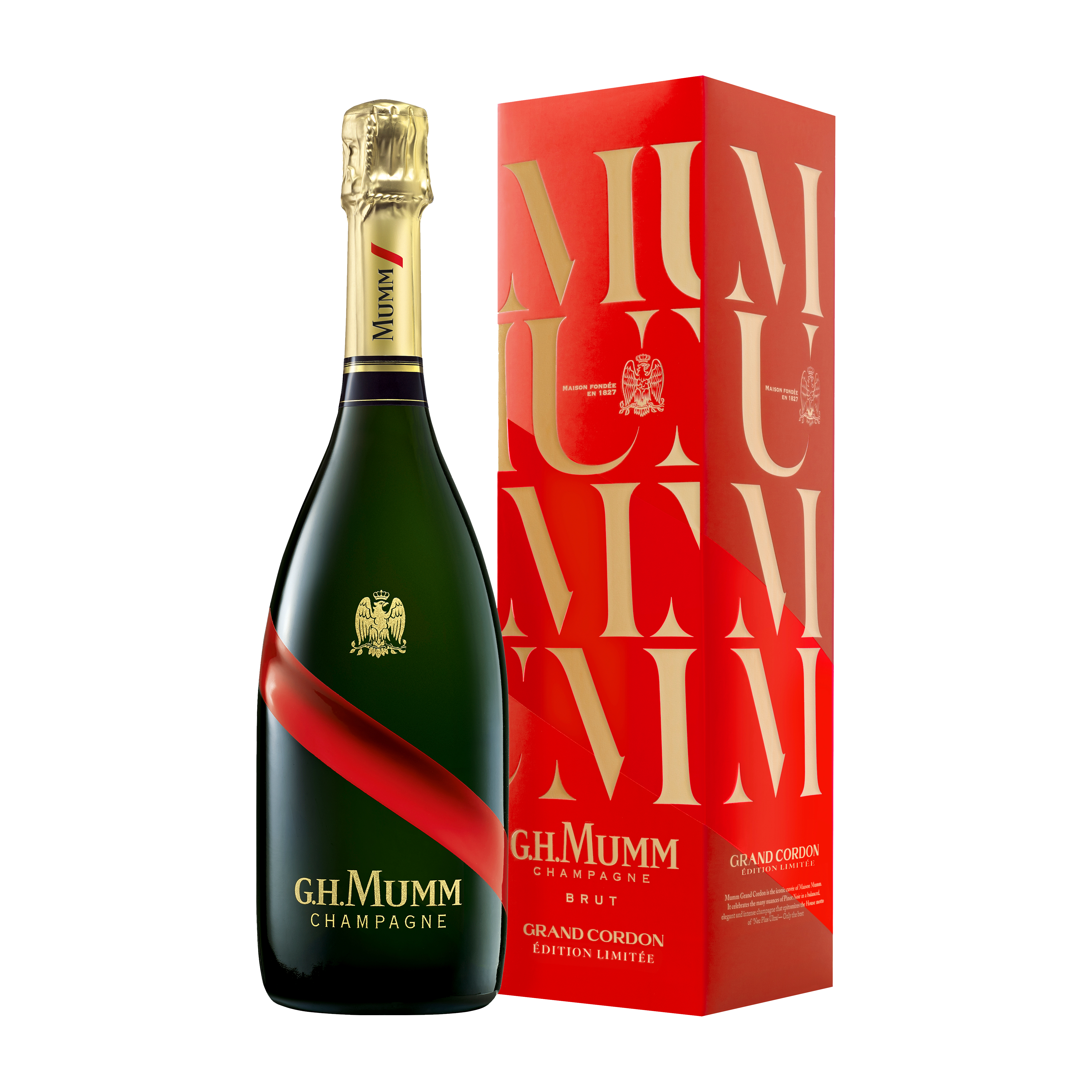 MUMM AOP Champagne Grand Cordon brut 75cl pas cher 