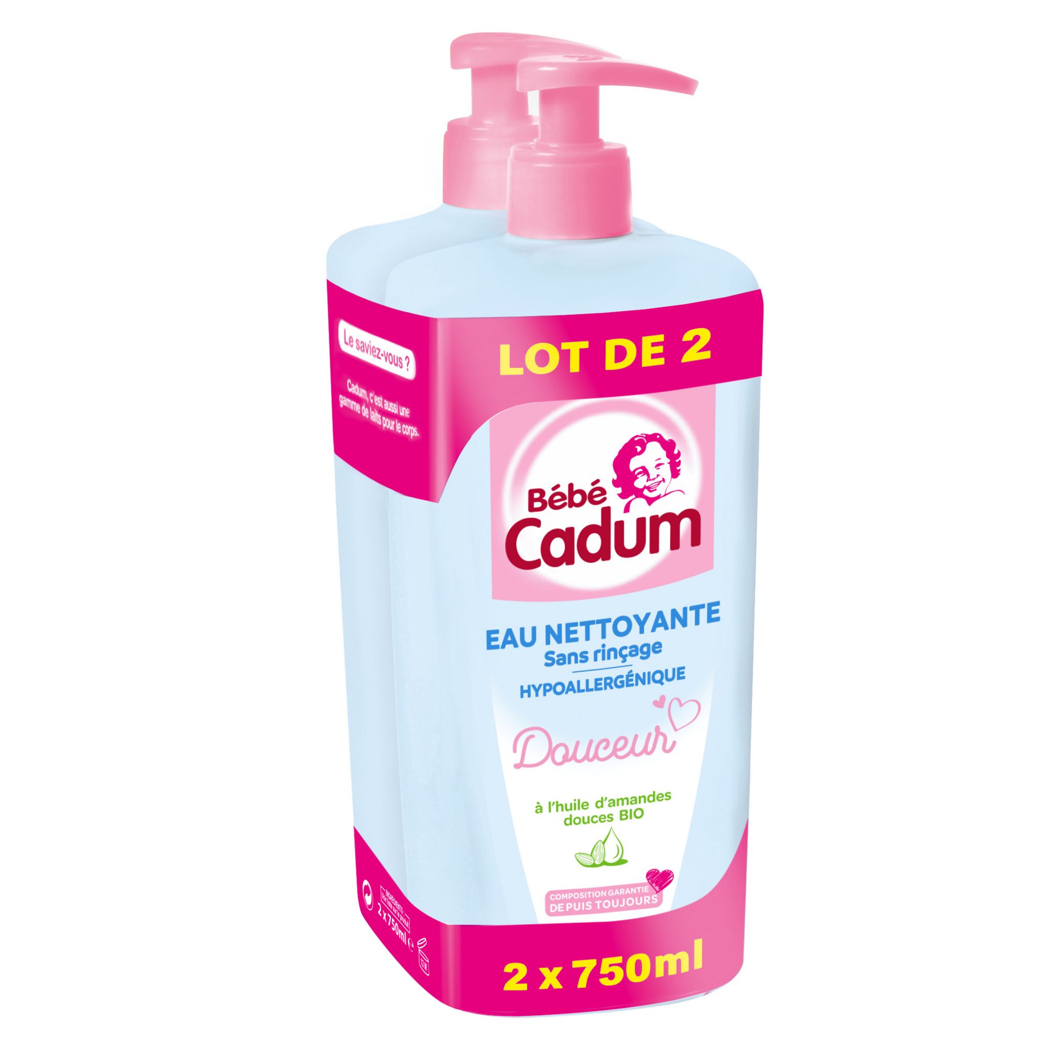 BEBE CADUM Gel nettoyant hypoallergénique