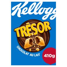 KELLOGG'S Trésor céréales fourrées chocolat au lait 410g