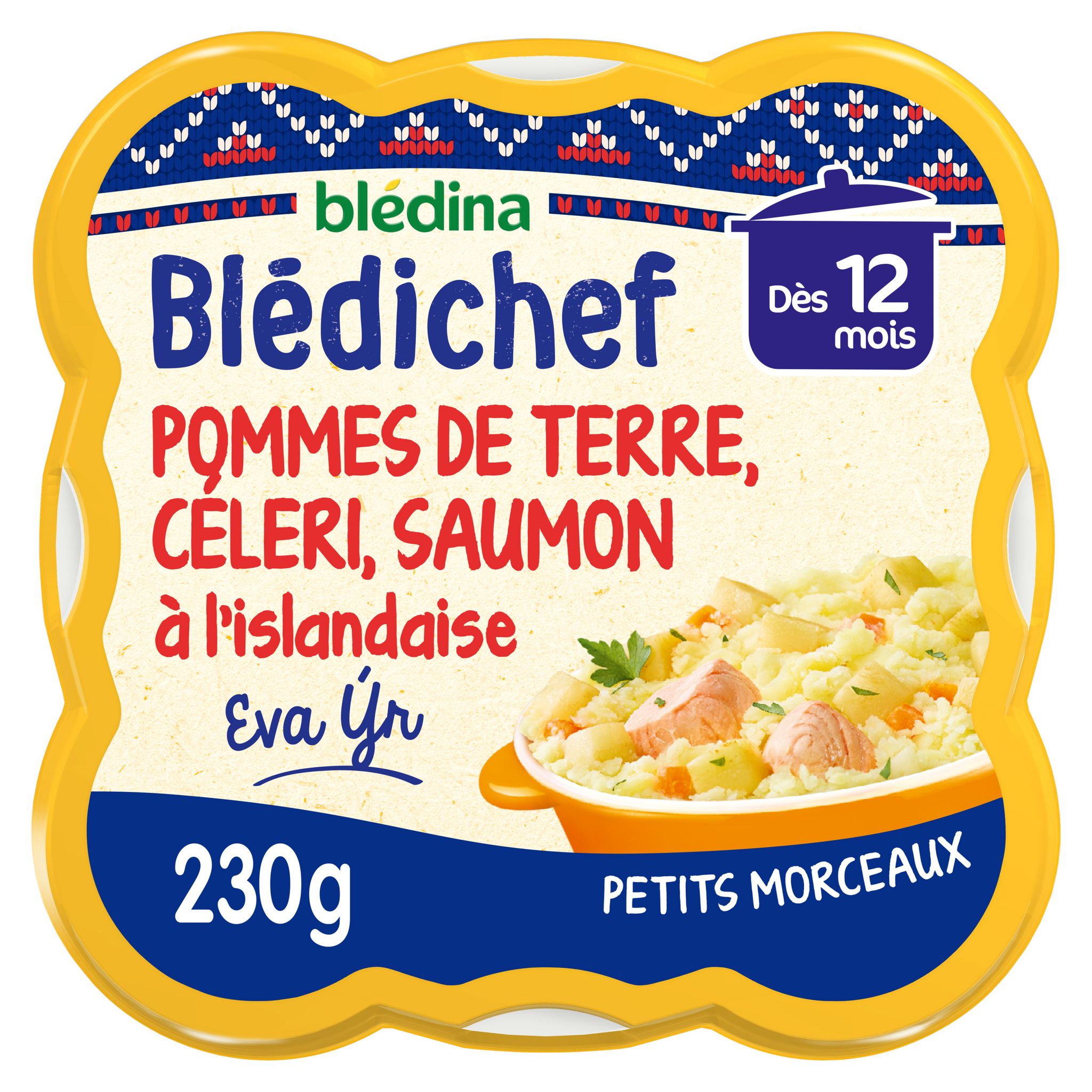 BLEDINA Blédichef Assiette repas petits morceaux risotto purée