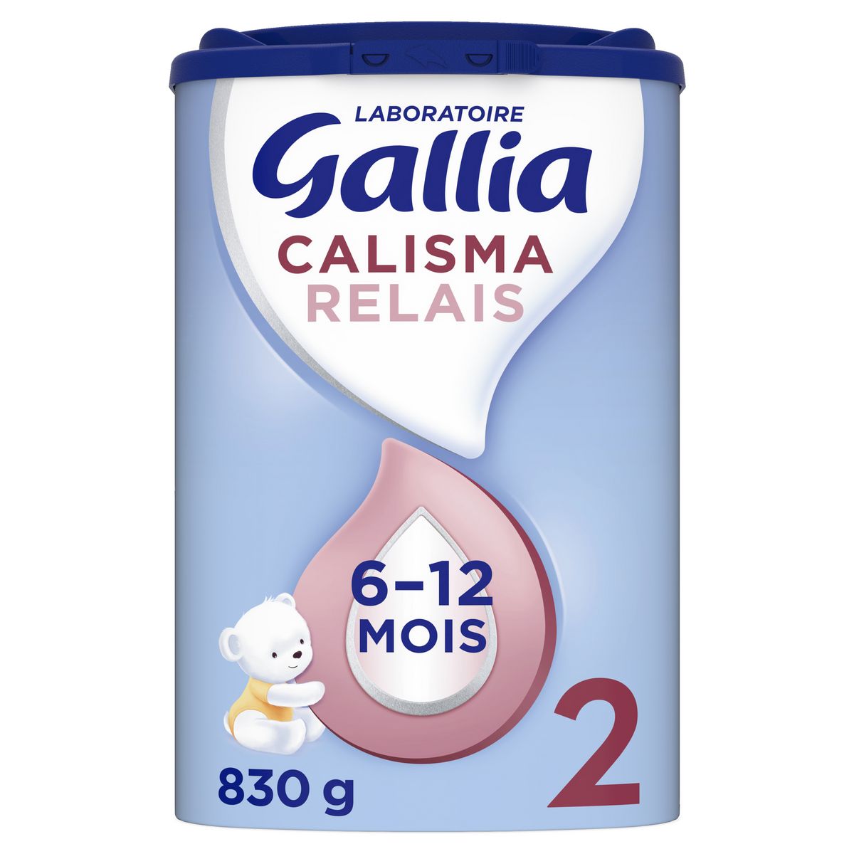 GALLIA Calisma relais 2 lait 2ème âge en poudre dès 6 à 12 mois 830g